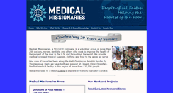 Desktop Screenshot of medmissionaries.org