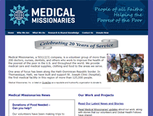 Tablet Screenshot of medmissionaries.org